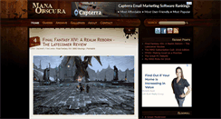 Desktop Screenshot of manaobscura.com